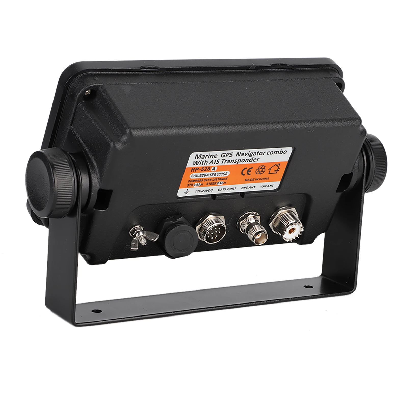 HP-528A 4,3 polegadas LCD colorido Navegador GPS marinho Localizador de alarme Classe B AIS Transponder Combo GPS suporte AIS HP33A