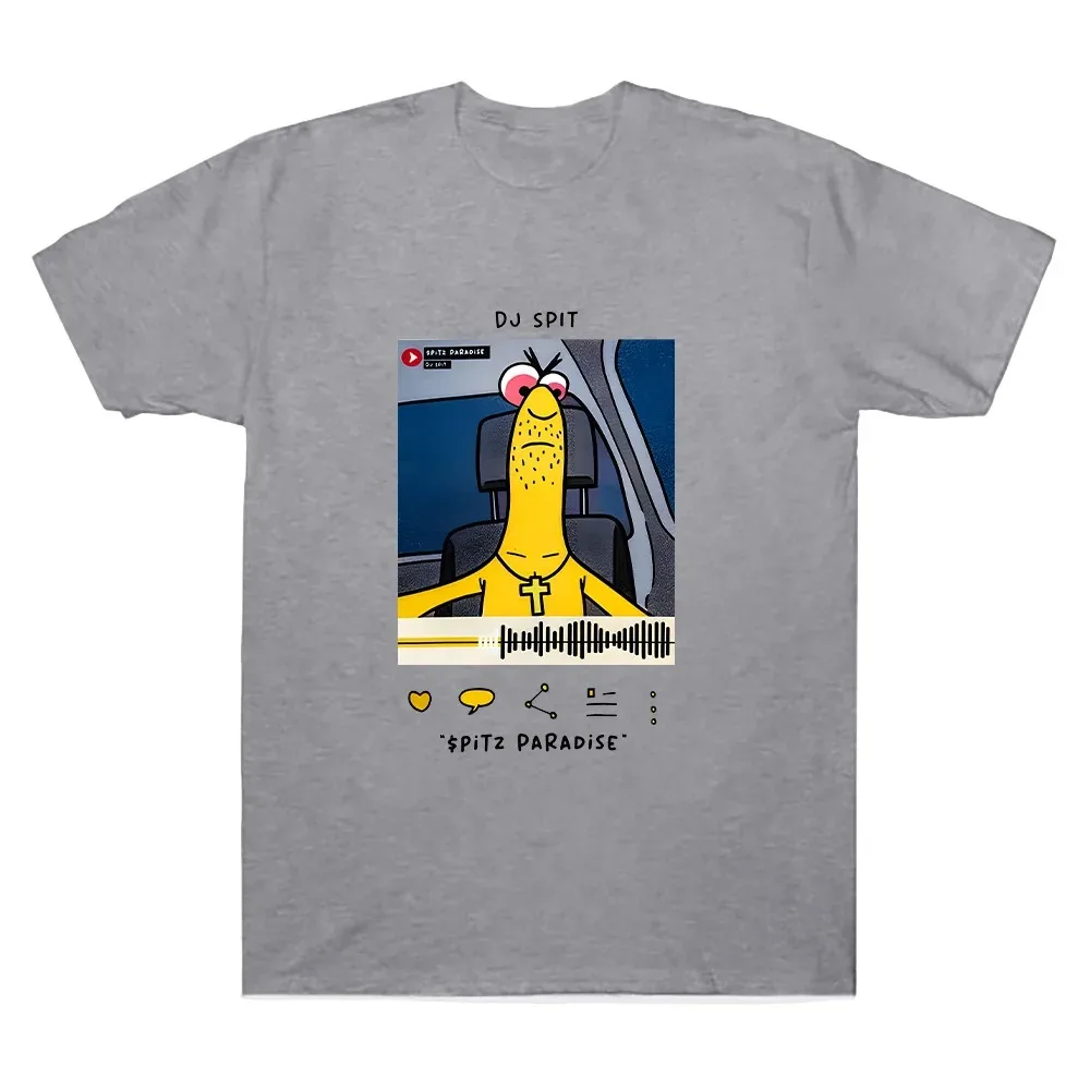 DJ Spit تي شيرت يبتسم الأصدقاء الجرافيك المحملة النساء الرجال القطن ملابس مريحة عادية تنوعا Y2k قصيرة الأكمام الكلاسيكية المحملة #2