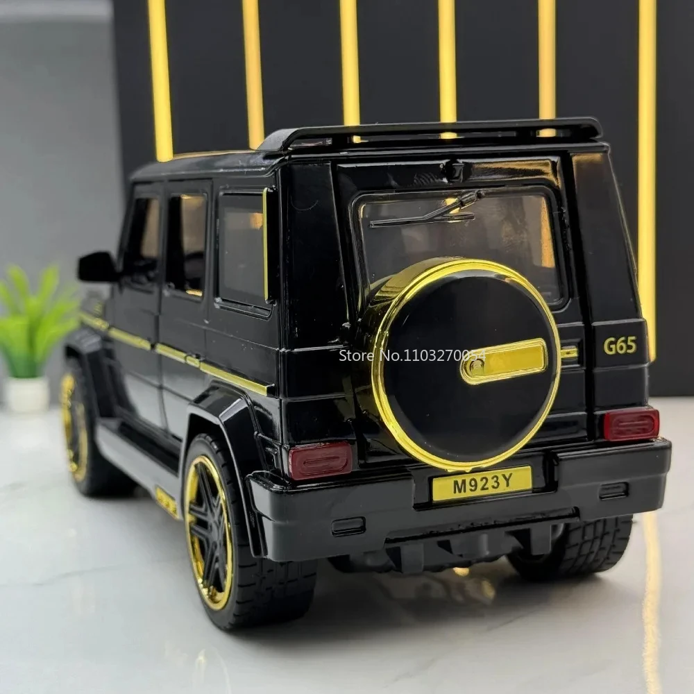 1/24 g65 Umwandlung Legierung Auto Modell Spielzeug Druckguss Metall mit Schall licht Pull-Back-Funktion Offroad-Fahrzeug Kind Geburtstags geschenk