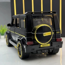 1/24 G65 Converting Alloy Car Model Toys Diecasts Metal With Sound Light Pull Back Function Off-Road Vehicle Child Birthday Gift