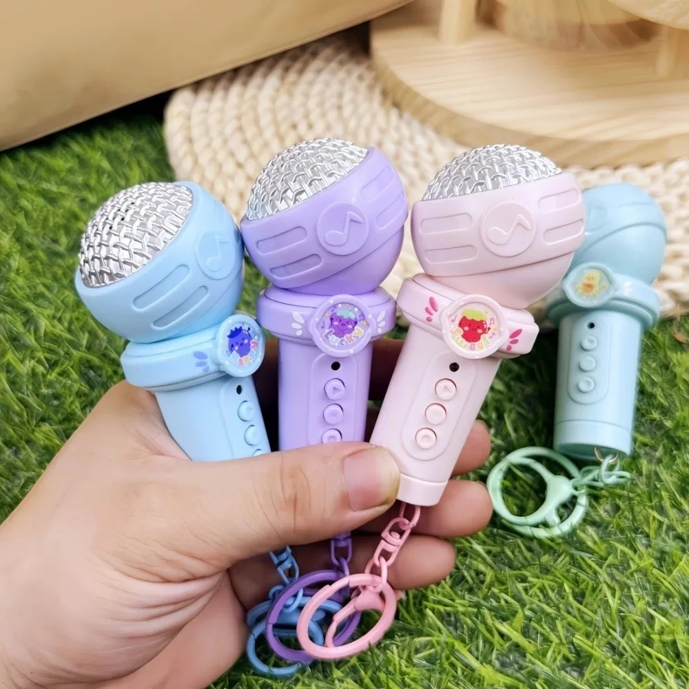 Multifunctional Recording Voice-Recording Microphone Keychain Compact Design Reusable Recording Voice Recorder Keyring