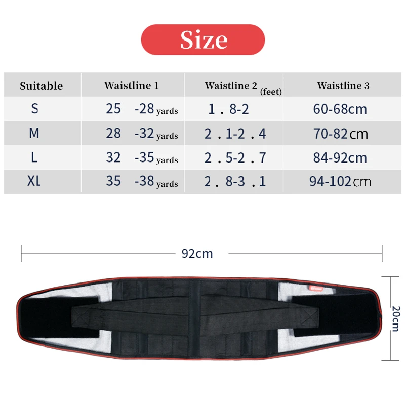 CHITU Posture Corrector Black Lumbar brace Belt Back Brace Fixing Protector Waist Pain Treatment Spine Support for Men Women image 6