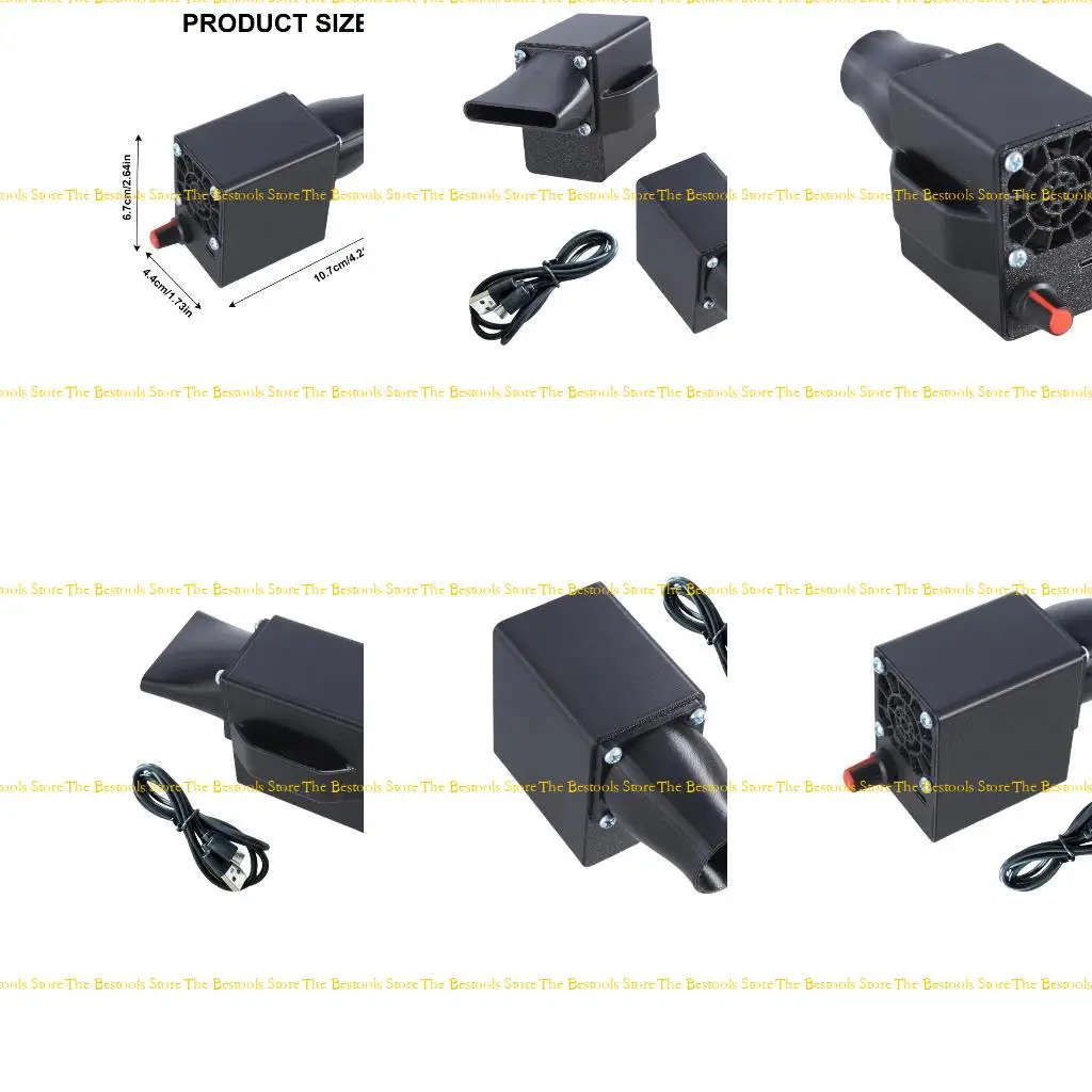 

12PF Outdoor Cooking BBQ Fan Air Blower Bbq Air Blower Bellows Charcoal Blower Portable Barbecue Electric Fan for Grill
