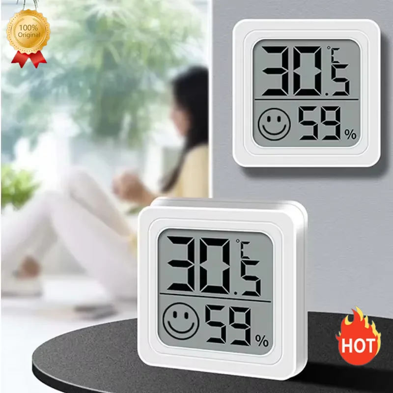 Xiaomi Mini LCD ميزان الحرارة الرقمي الرطوبة غرفة داخلية درجة الحرارة مقياس الرطوبة الاستشعار محطة الطقس 4 قطعة مجموعة