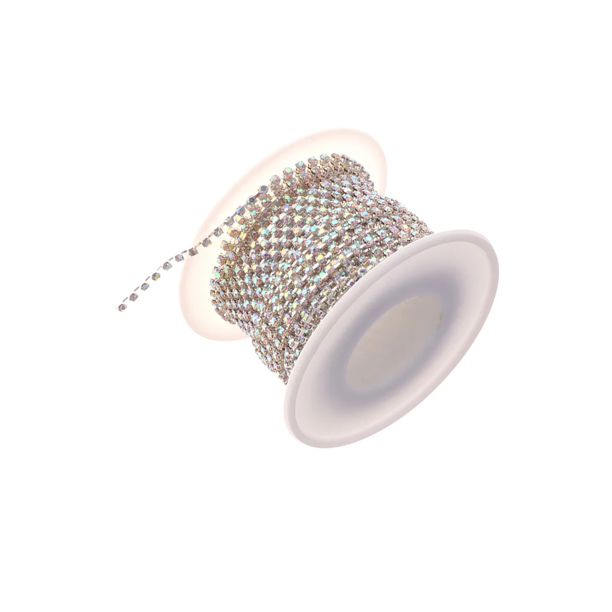 

Diamond Chain Jewelry Craft Embellishments Sparkly Rhinestone Trim for Wedding Bridal Veil Sewing
