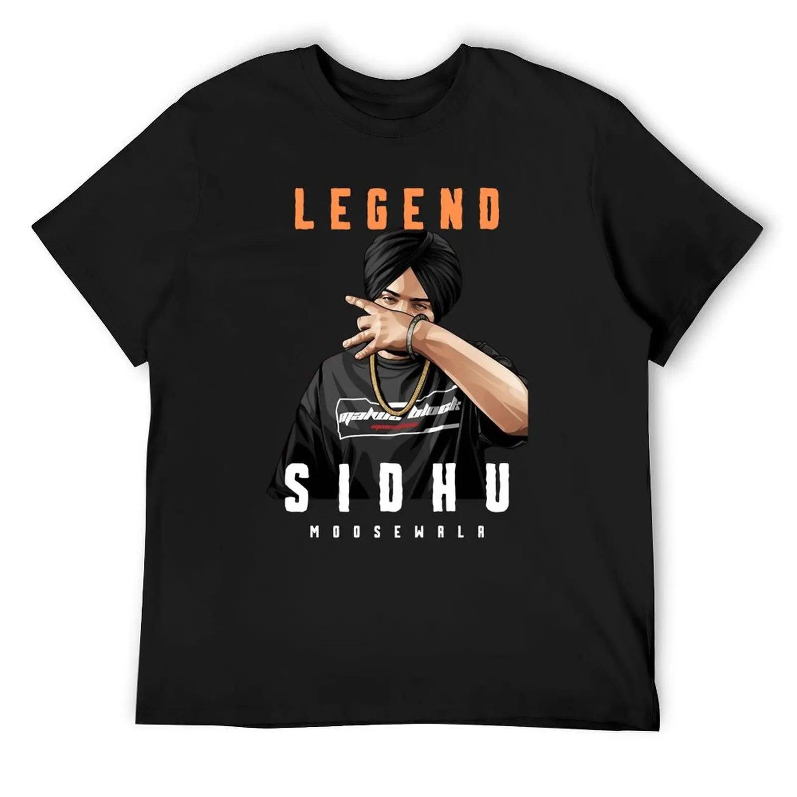 

Sidhu Moosewala (1) T-Shirt shirts graphic rapper graphic tees summer shirt tees men workout shirt