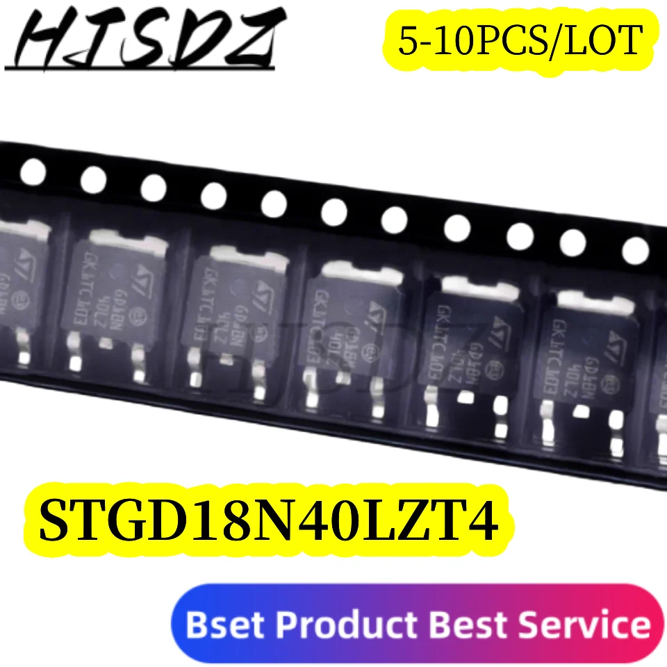 5-10PVS/LOT 100% New STGD18N40LZT4 GD18N40LZ TO-252 Chipset