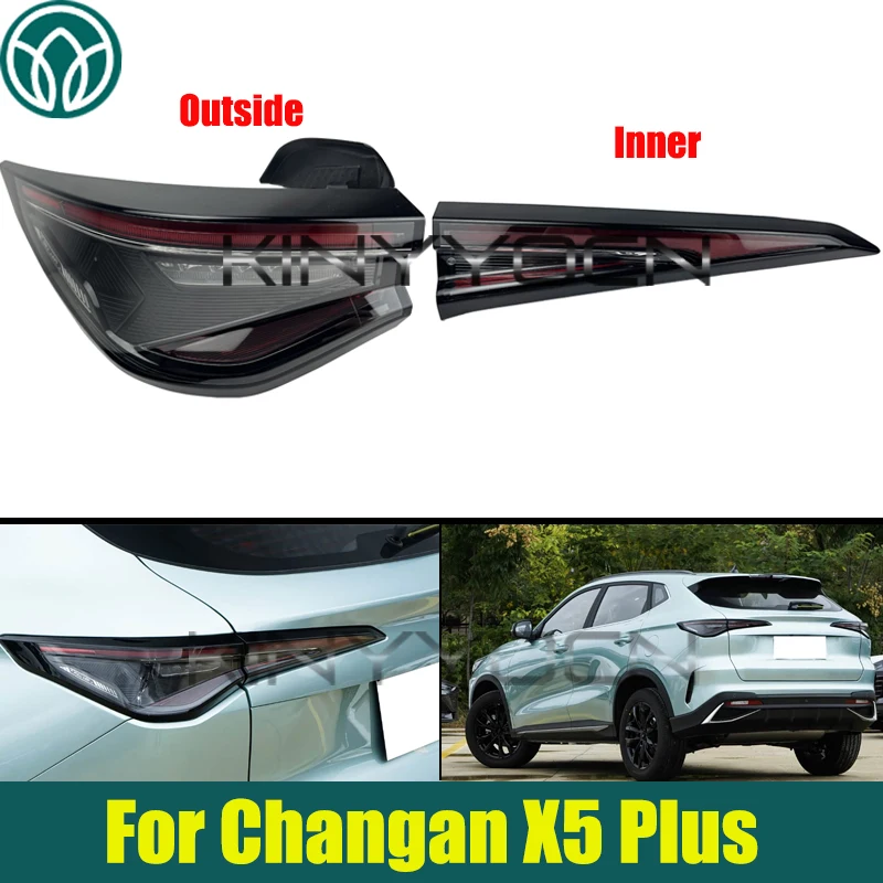 

Car Rear Bumper Taillight For Changan X5 Plus Brake Light Stop Light Warning Light Taillight Signal Lamp