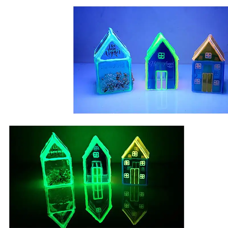 3D Luminous klej żywiczny UV Crystal Hook narzędzie liniowe stylizacja Pen ultrafioletowe utwardzania klej epoksydowy wyroby rękodzielnicze DIY modelowanie malowanie