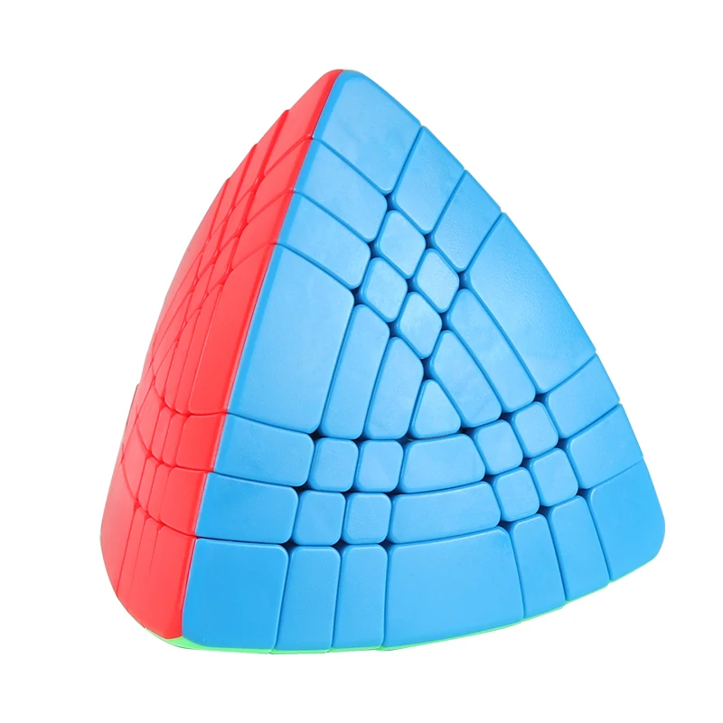 

SENGSO Magic Tower 7X7 Magic Cube Pyraminx Special Cube & Keychain cube Stickerless Speed Cube Triangle Cube Brain Teasers