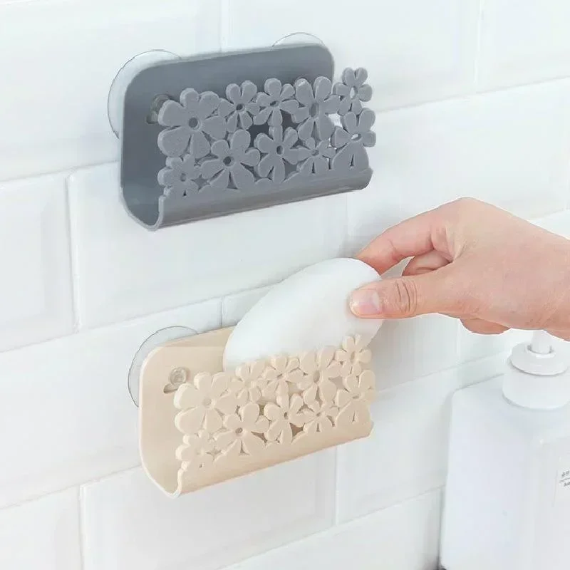 Soap Holders Dish Cloths Rack Sponge Holder Clip Rag Storage Rack Punch Free Kitchen Bathroom Gadget  אירגון ואיחסון מטבח