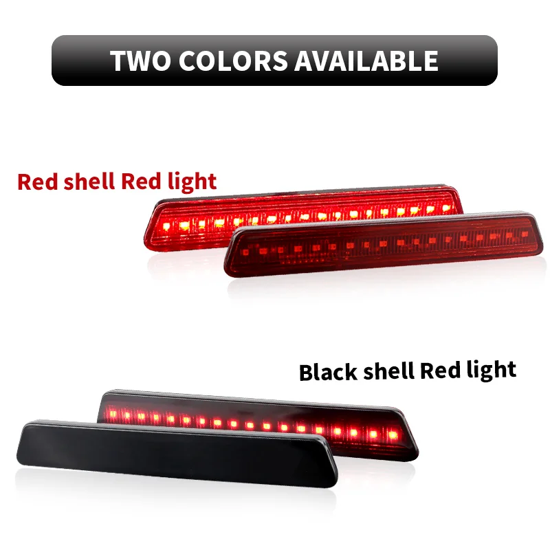 

2 шт. светодиодные боковые габаритные огни для заднего бампера Canbus для Ford Mustang 1999-2004, с затемненными/красными линзами, указатели поворота, автомобильные аксессуары