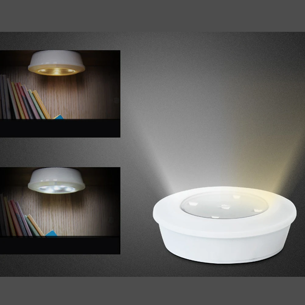 

2 pcs Touch Activated Led Stick Lights Ultra- Saving Safe For Kids Super Bright Tap On/Off Adhesive Cabinet Closet