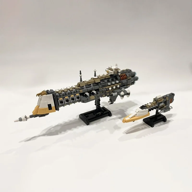 1227 pz MOC Classe Lunare Cruiser Warhammer Spazio Modello Edificio Regali Di Natale blocchi Architettura Giocattolo FAI DA TE idea creativa Mattone