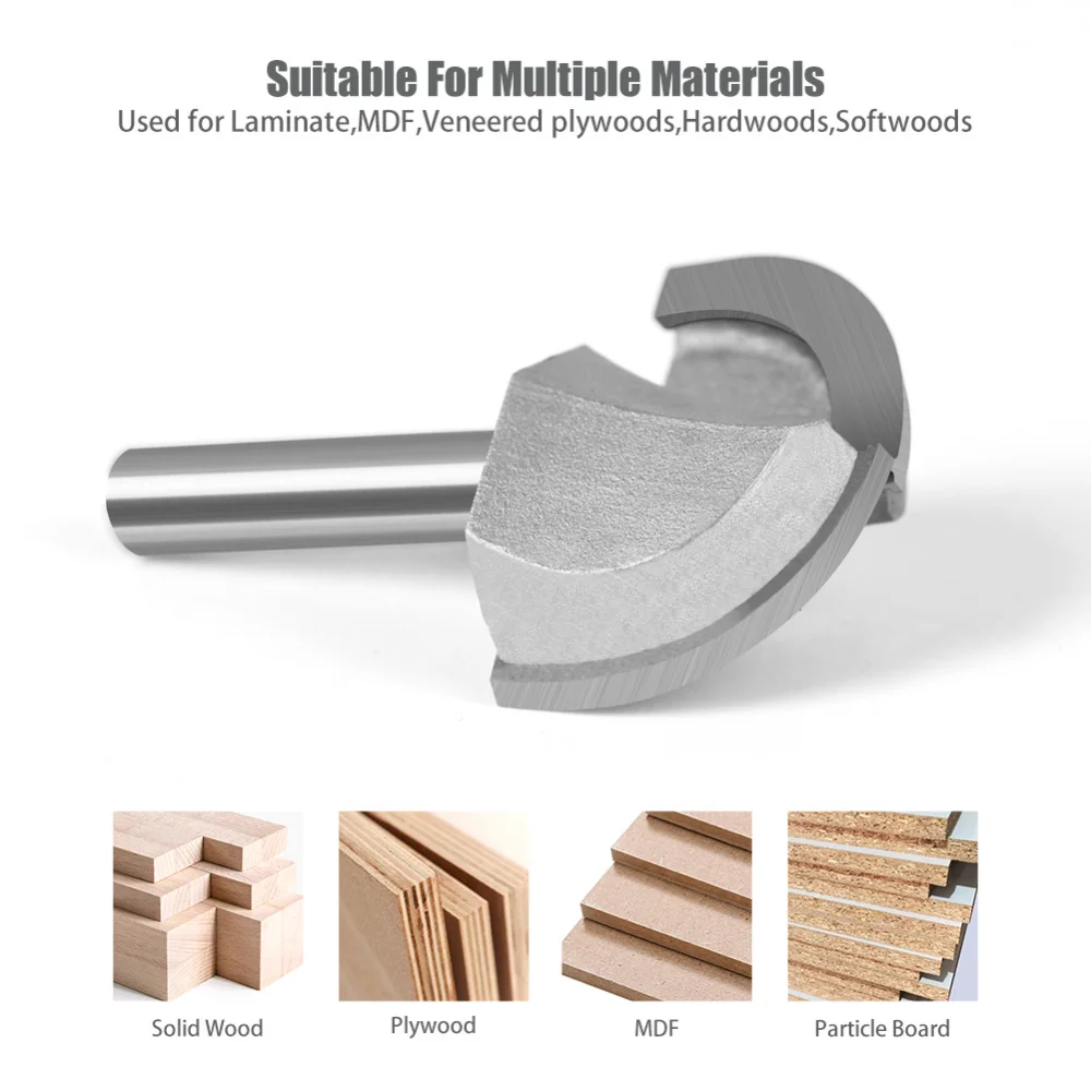 Router Bits For Woodworking - Half Round Cove Router Bit 8mm