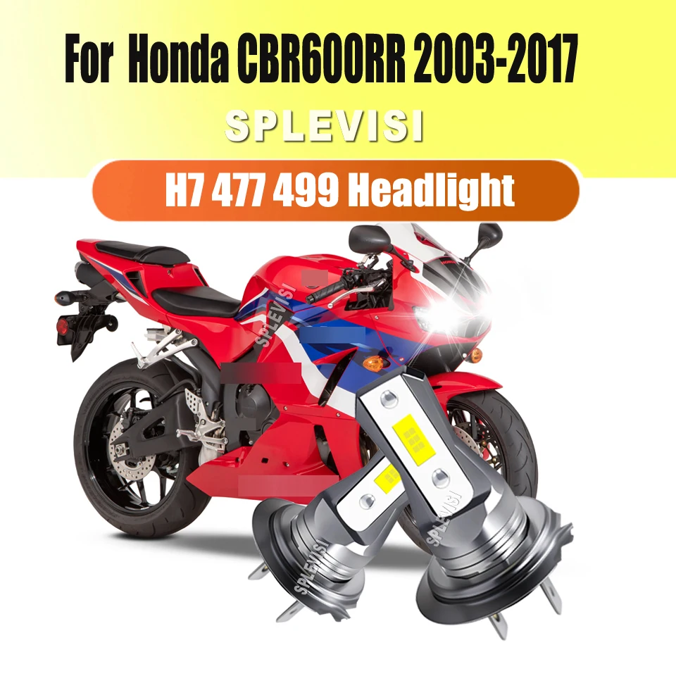 

Motorcycle LED H7 499 45W Headlight Bulb Experience Superior Illumination For Honda CBR600RR 2003 2004 2005 2006 2007 2008-2017