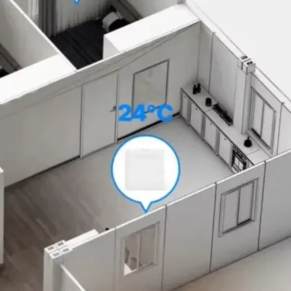 Smart Thermostat Wifi for Radiator Heating For Pilot Wire with For Ecowatt Energy Monitoring and Frost Protection