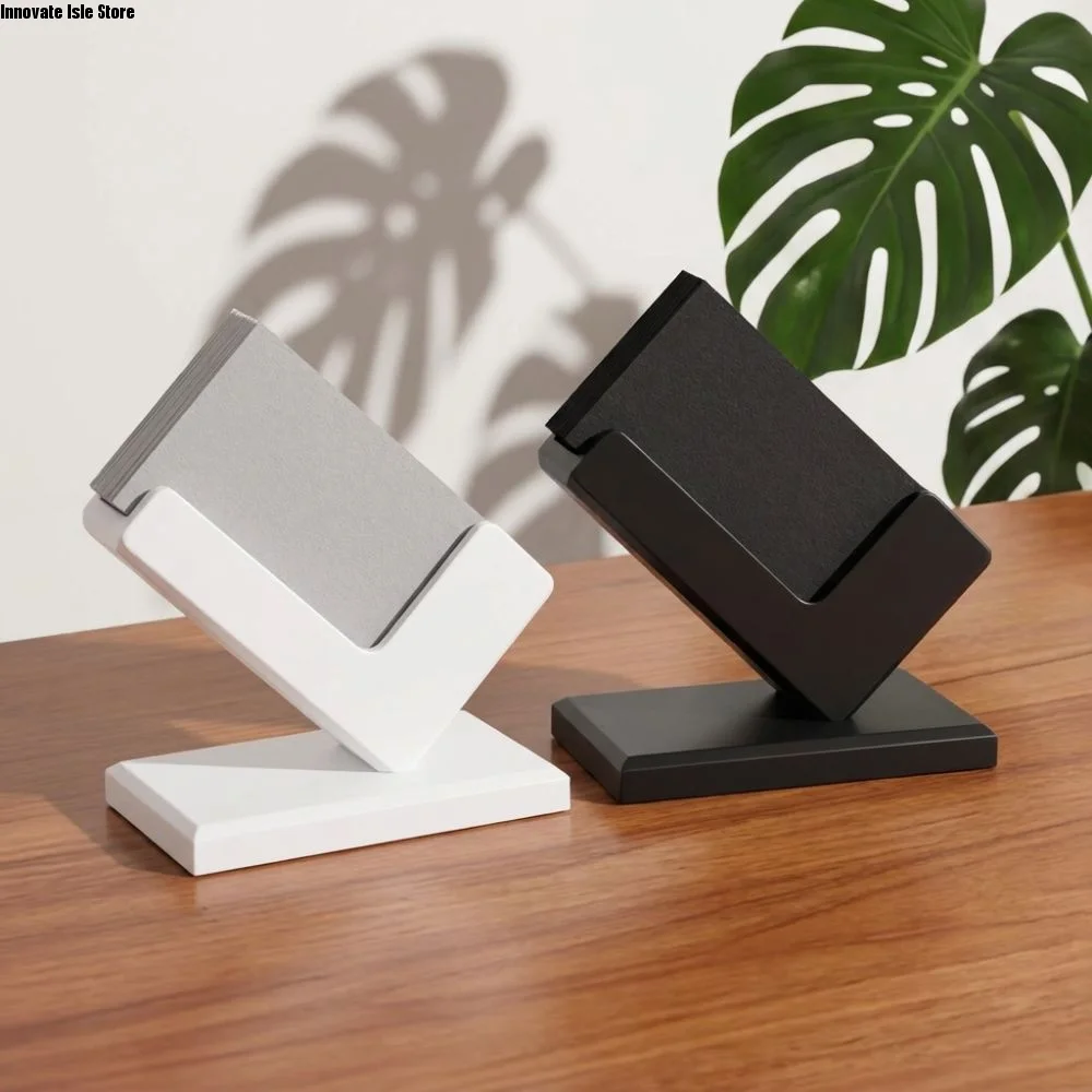 Industrial Style Business Card Storage Rack 3D Printing Funny Card Display Stand Plastic Stable Business Card Holder Daily Use