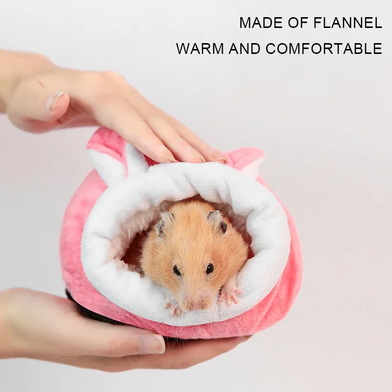 Hamster Supplies Cotton Nest Pet Rat Hammock Hedgehog Squirrel Soft Warm Insulated Winter Cottage Small Pet Sleeping Bed