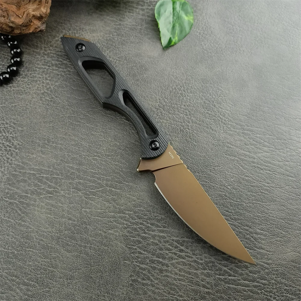 TOOR Tactical Fixed Blade Knife Wilderness Combat Knife D2 Blade G10 Handle Lightweight EDC Outdoor Survival Tool Christmas Gift