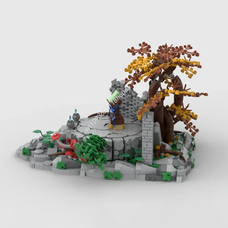 1363pcs Moc 마법의 서클 모듈 형성 성 건축 모델 빌딩 블록 조립 벽돌 장난감 어린이 DIY 교육 선물