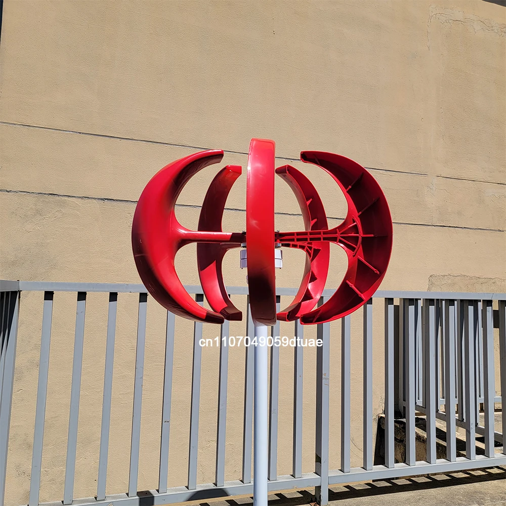 

New Energy 3 Phase Windmill Wind Turbine Generator 10000w 6000w 5000w 12V-48V With Hybrid Controller For Mountain Street Lamps