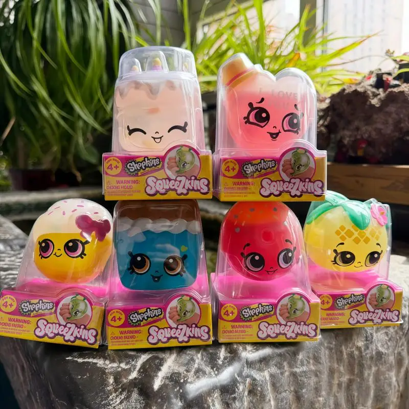 

Shopkins Shopping Elf Series Slime Pinch Fashion Soft And Comfortable Stress Relieving Toys Collection Girls' Festival Gifts