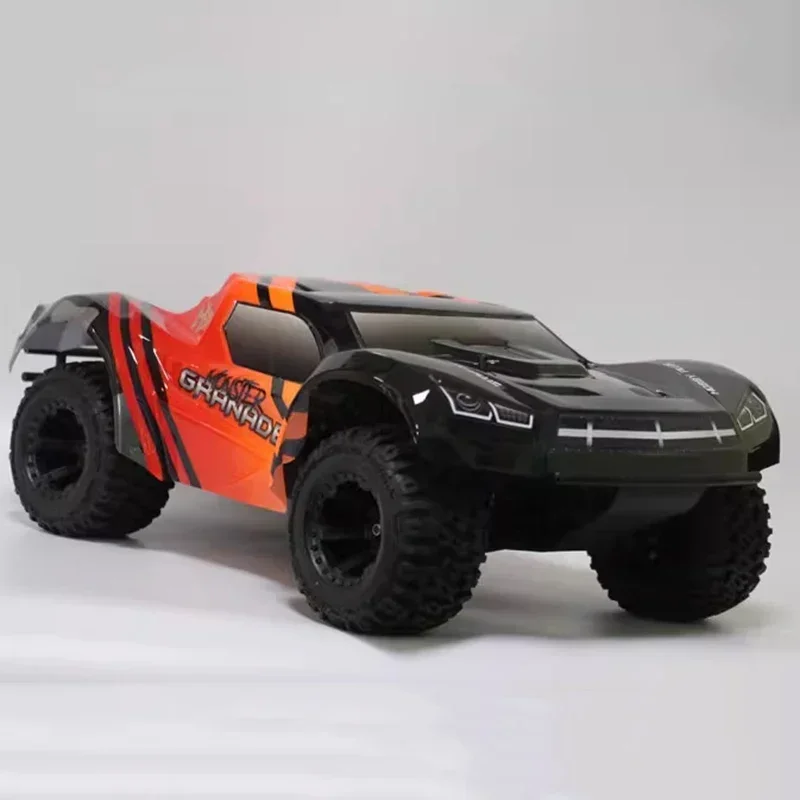 1/10 RC Short Truck Off-road Climbing Vehicle Four-wheel Drive Brushless Power HB Speed 80KM/H RTR with Battery Charger