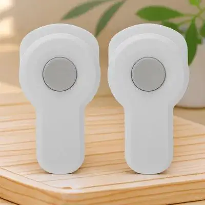 

2Pcs Kitchen Safety Lock for Ovens Childproof Door Lock No Tools Required Strong Adhesive Reliable Plastic Baby Protection