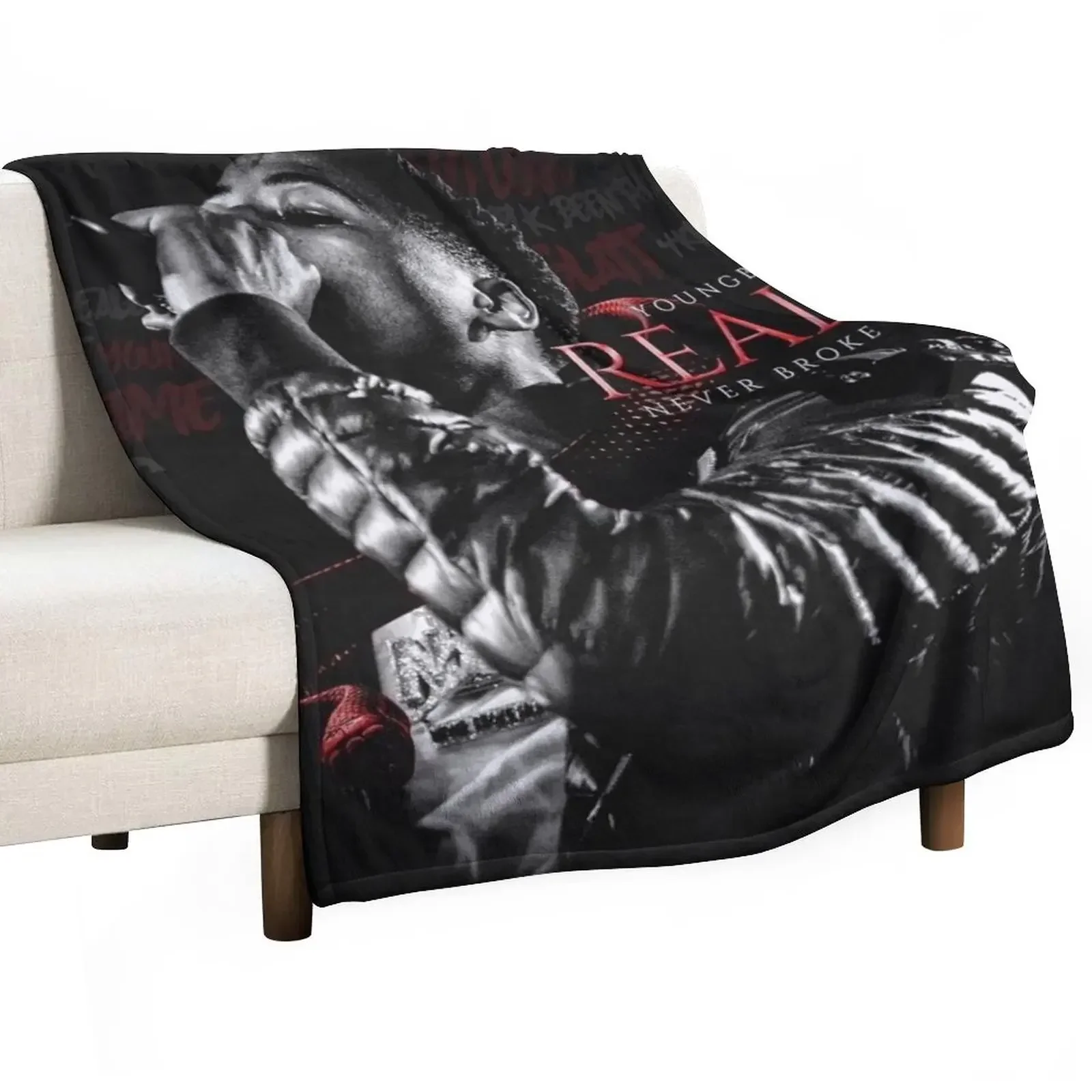 YoungBoy Never Broke Again - Realer Throw Blanket Sofa Throw For Decorative Sofa Blankets