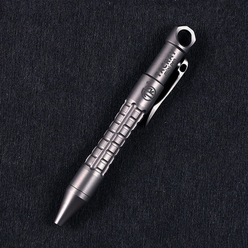 

Portable Titanium Bolt Action Tactical Pen Signature Ballpoint Pen Self Defense EDC Pocket Stylus Pen for Touch Screens