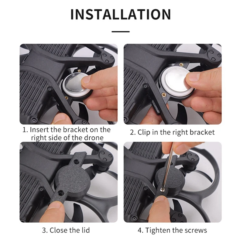 ตัวยึดตำแหน่งสำหรับ DJI avata 2ตัวยึด airtag Mount Air Tag เคสสำหรับ avata 2ตัวป้องกันตำแหน่งของโดรน