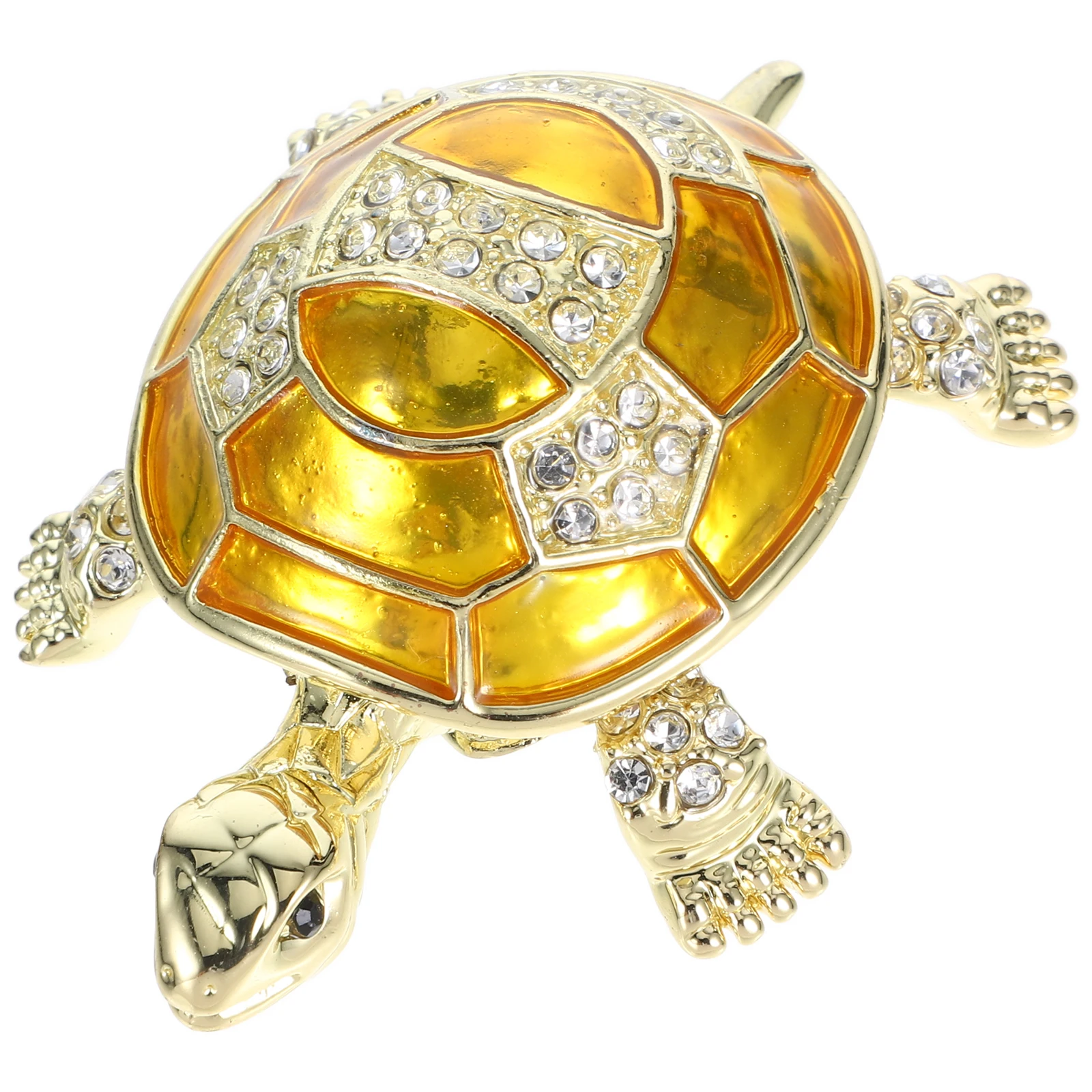 

Handcrafted Jewelry Metal Storage Case For Rings Earrings Small Accessories Turtle Zinc Alloy Trinket Box With Lid Sea Turtle