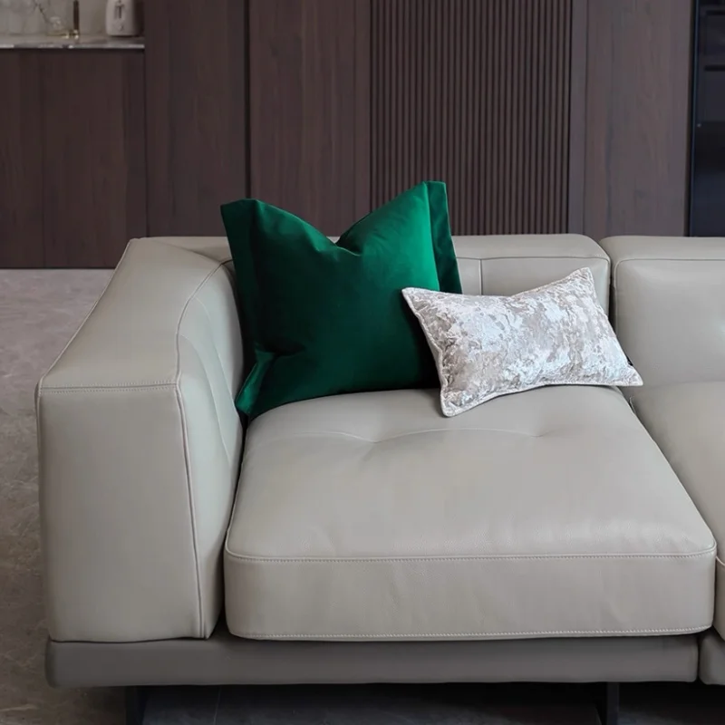 Emerald Green Color Pillows Luxury Retro Square Cushion Case Moder Art Decorative Pillow Cover For Sofa Chair Home Decorations