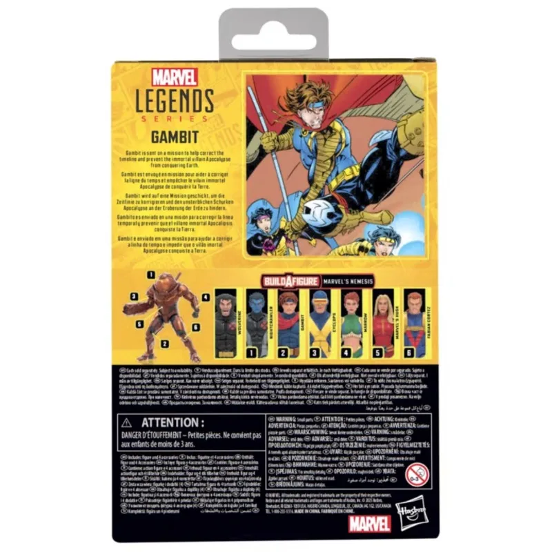 Disponibile Collezione originale di regali di giocattoli per action figure MARVEL LEGENDS GAMBIT G0794