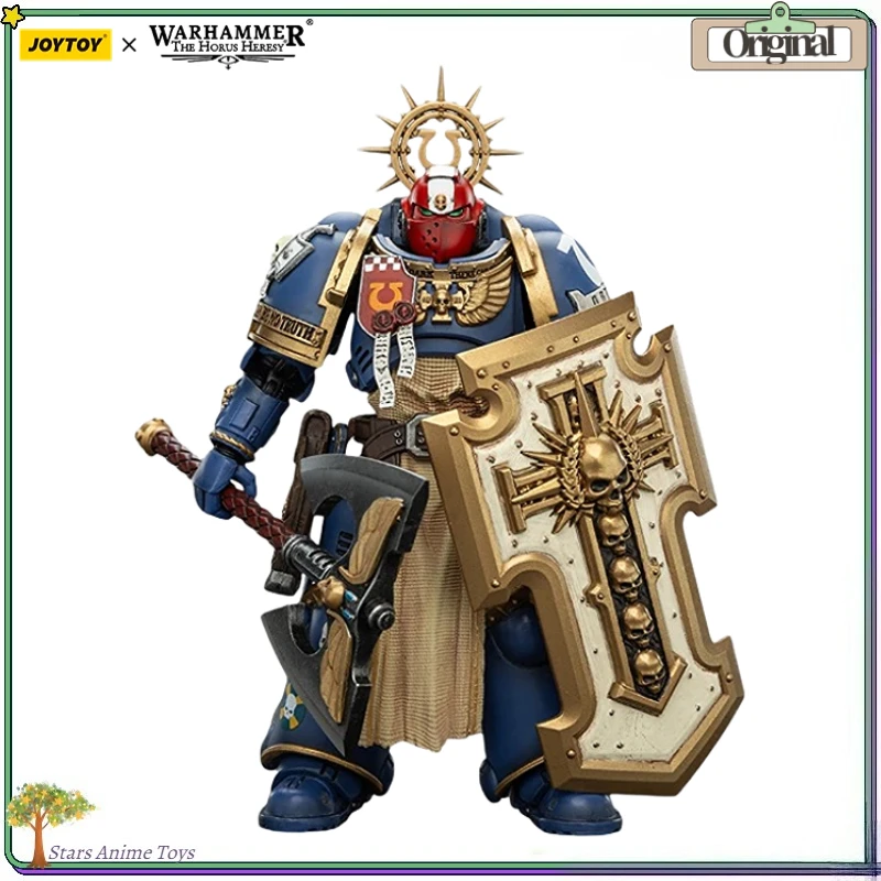 

Фигурка JOYTOY 1/18 Warhammer 40000 Ultramarines Metaurus с топором Power Ax, Stormshield и плазменным пистолетом