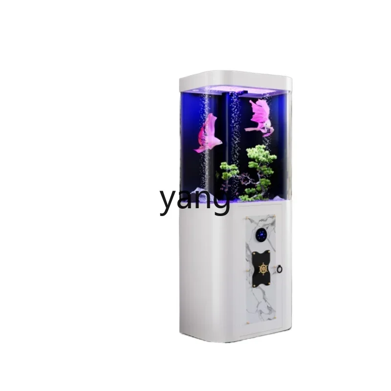 

LMM fish tank floor-to-ceiling acrylic medium-sized explosion-proof aquarium ecological water-free