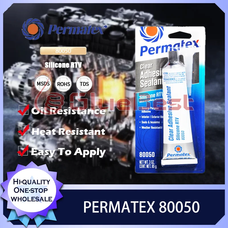 Permatex 80050 High-Temperature Curing Agent for Automotive Excellent Oil Resistance and Sealing Performance Original Product