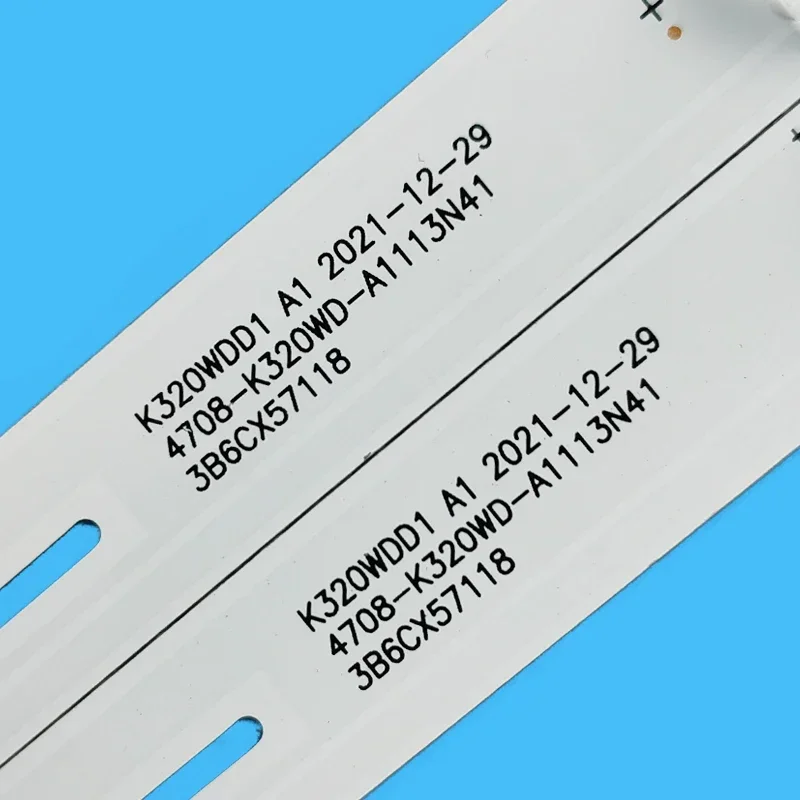 LEDバックライトストリップ,32phs5034/60 32phf5664 32m3080 4708-k320wd-a3113n11 a1113n41 k320wdd1 a3 a1 358m2c3 32hs522an,2個