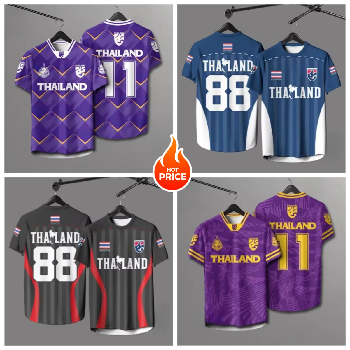 

2025 3D Printed Football Training Comfortable and Breathable Large-sized Adult and Children's Jerseys and T-shirts JHUI