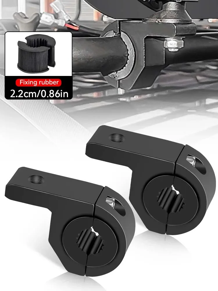 

Pop Motorcycle LED Headlight Clamps Brackets Tube Clamp Mount Kit For Motorcycle Spotlights Or Fog Light Mount Motorbike Accesso