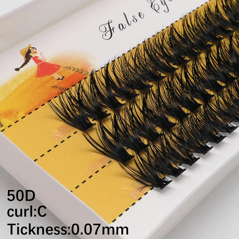 20D/30D Mink Eyelashes 60 bundles/box eyelashes extensions 3D Russia Individual Eyelash Cluster Makeup Tools Lashes wholesale