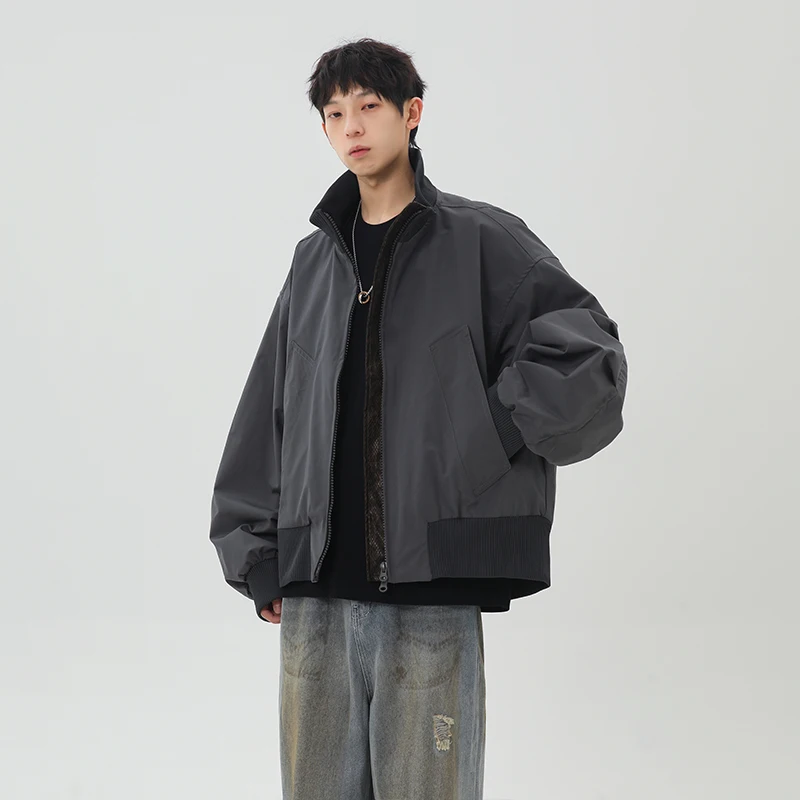 

Spring Autumn ort Snake Year Limited Edition Pilot Bomber Jaet Men's Sle Baseball orm Loose Fit Youth Trend