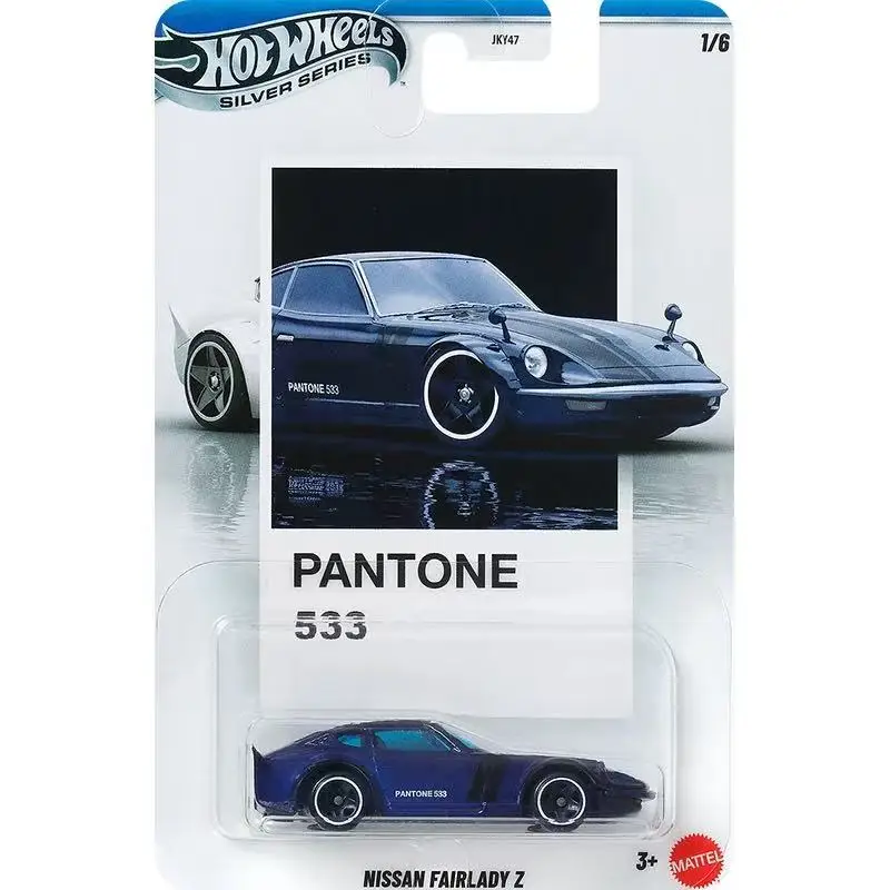 Zupełnie nowy zestaw Hot Wheels Silver Series Pantone Art 2026 Porsche/Camaro/Kombi/Mustang/Nissan 1:64 Model pojazdu odlewany ciśnieniowo
