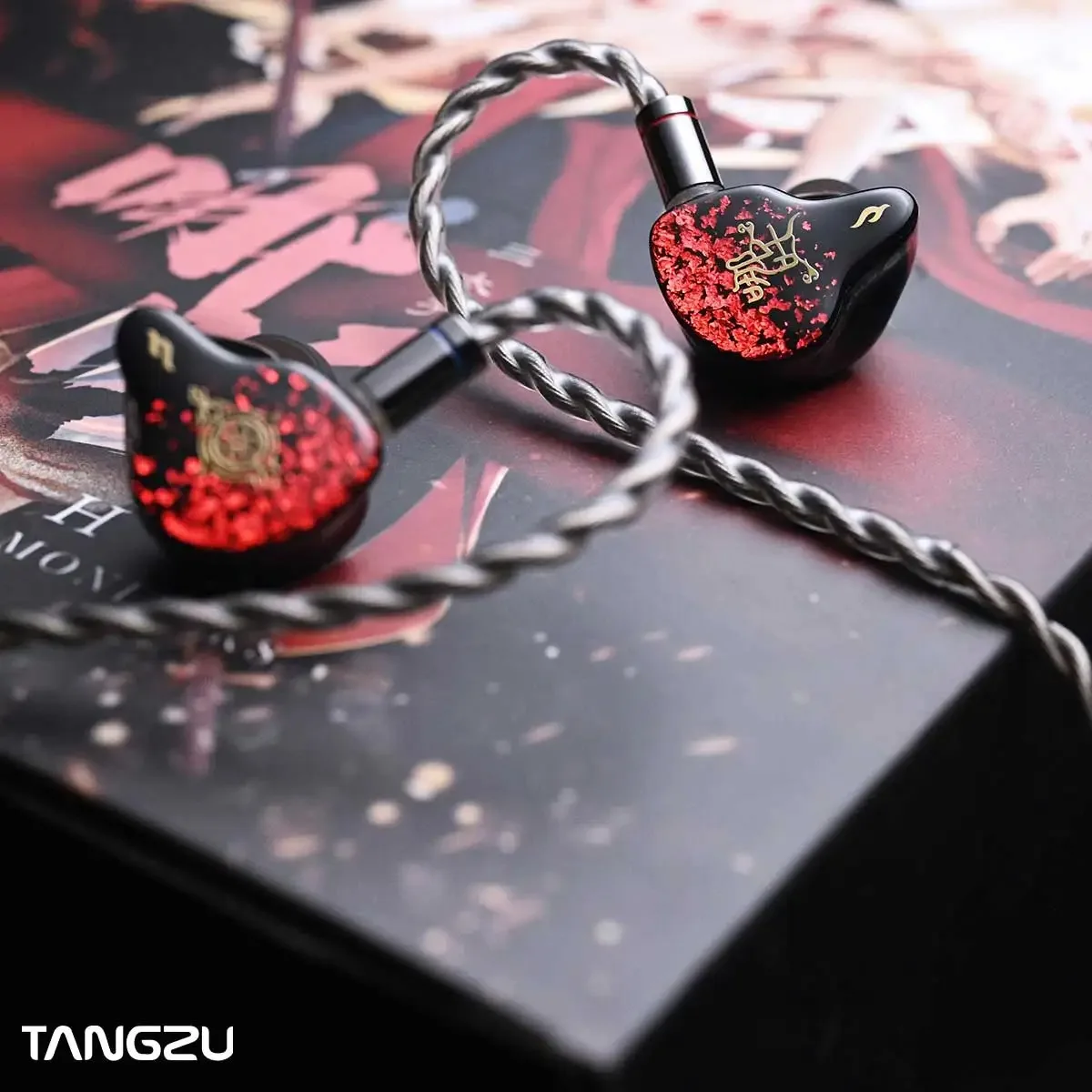 TANGZU NEZHA 6BA+1 Est In Ears Monitors Multi Drive Wired Earphones 3.5+4.4mm Cables Iem 0.78mm  Hybrid Driver Headest