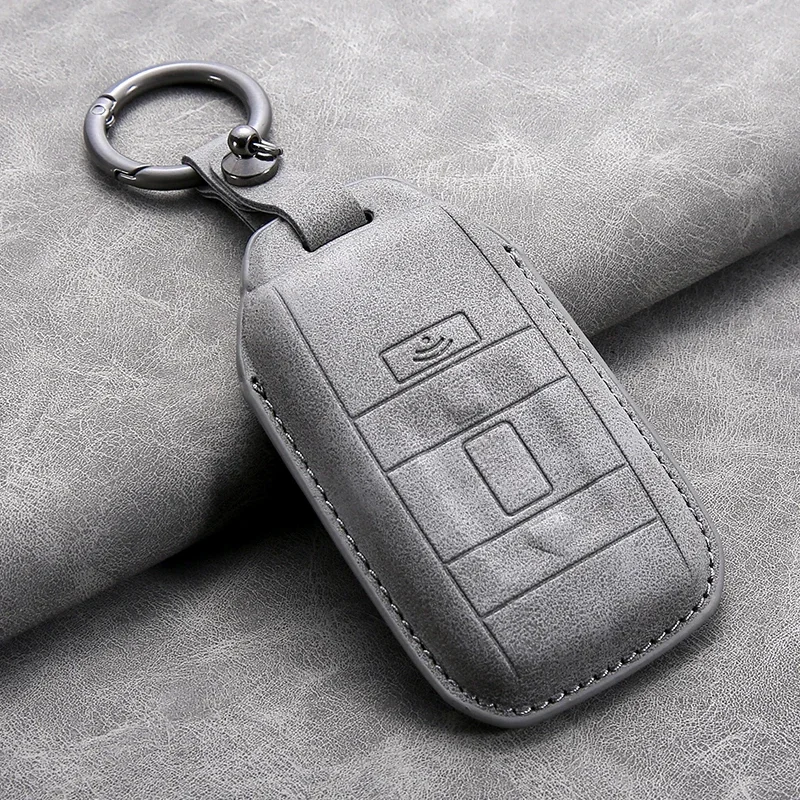 Leather New Car Key Cover Use for Rolls-Royce Cullinan Phantom Ghost Wraith Dawn Key Case Shell Buckle