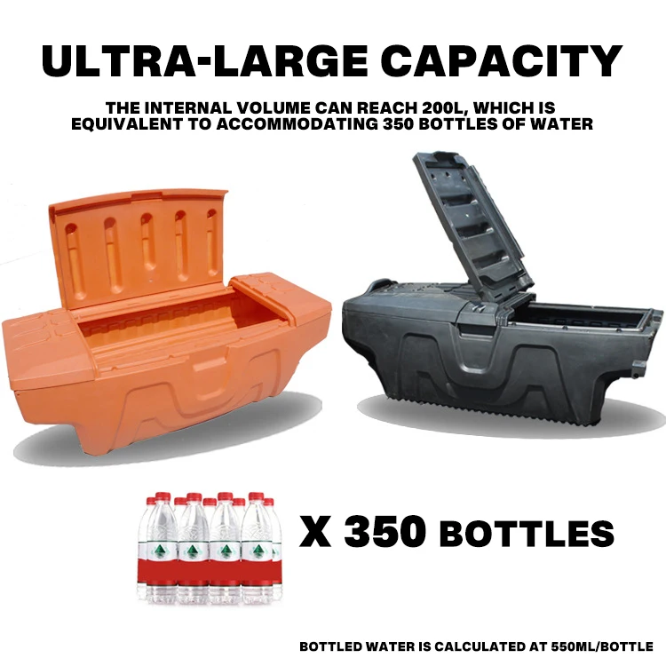 

220L 4X4 Static Dissipative Plastic Storage Tank Rust Proof Heavy Load For RV Engines Construction Off-Road Equipment