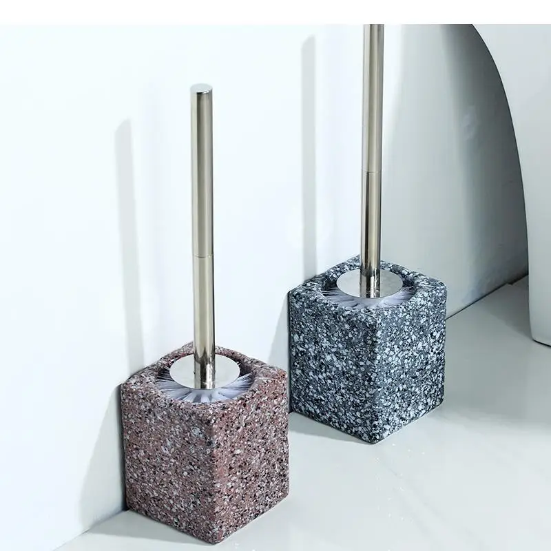 

Керамическая щетка для унитаза, набор с мраморным рисунком, щетка с длинной ручкой для уборки туалета, бытовые украшения для ванной комнаты, чистящие инструменты