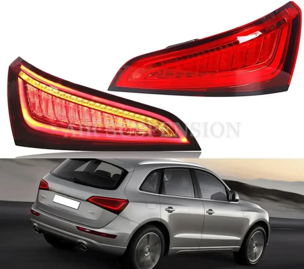 1pcs Rear Left/Right LED Tail Light For Audi Q5 2013 2014 2015 2016 2017 Brake Light Signal Steering 8R0945094D 8R0945093D