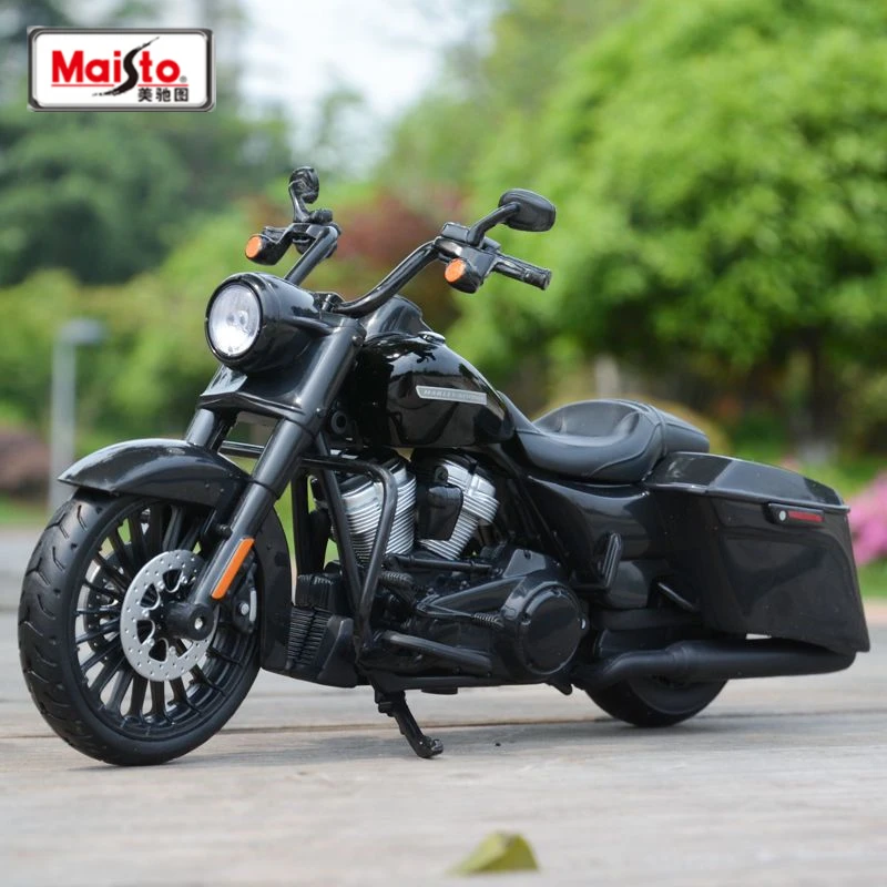 

Maisto 1:12 Harley Road King Special 2017 Alloy Leisure Motorcycle Model Diecast Metal Street Sports Motorcycle Model Kids Gifts